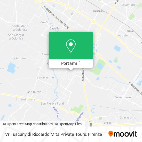 Mappa Vr Tuscany di Riccardo Mita Private Tours