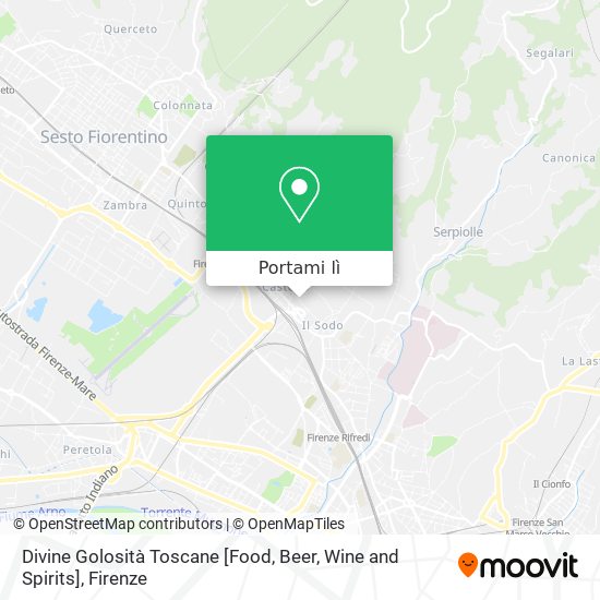 Mappa Divine Golosità Toscane [Food, Beer, Wine and Spirits]