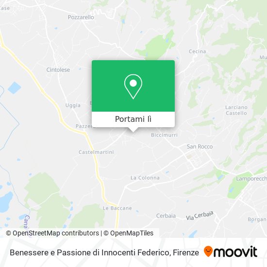 Mappa Benessere e Passione di Innocenti Federico