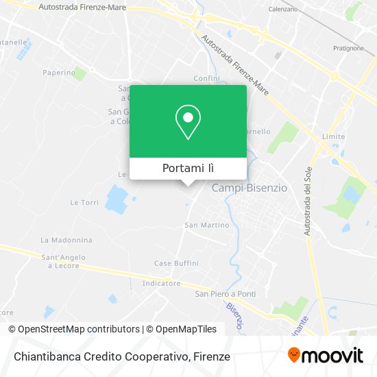 Mappa Chiantibanca Credito Cooperativo