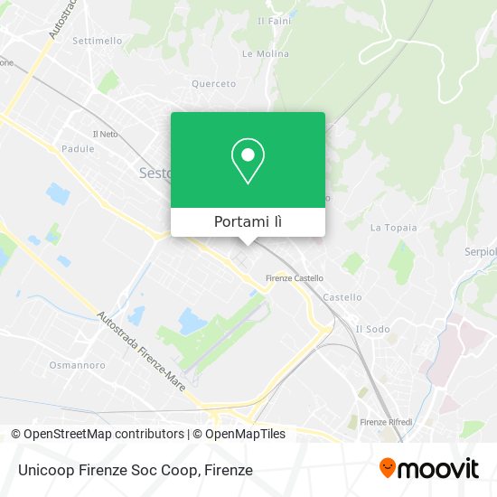 Mappa Unicoop Firenze Soc Coop