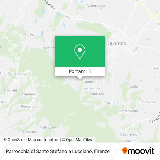 Mappa Parrocchia di Santo Stefano a Lucciano