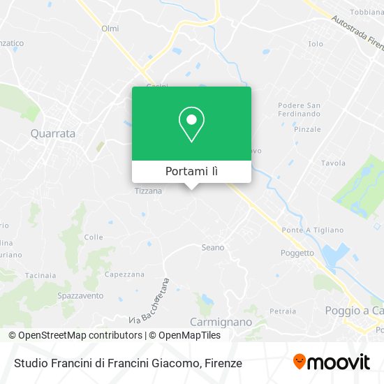 Mappa Studio Francini di Francini Giacomo