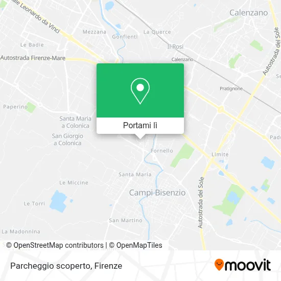 Mappa Parcheggio scoperto