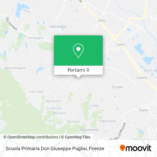 Mappa Scuola Primaria Don Giuseppe Puglisi