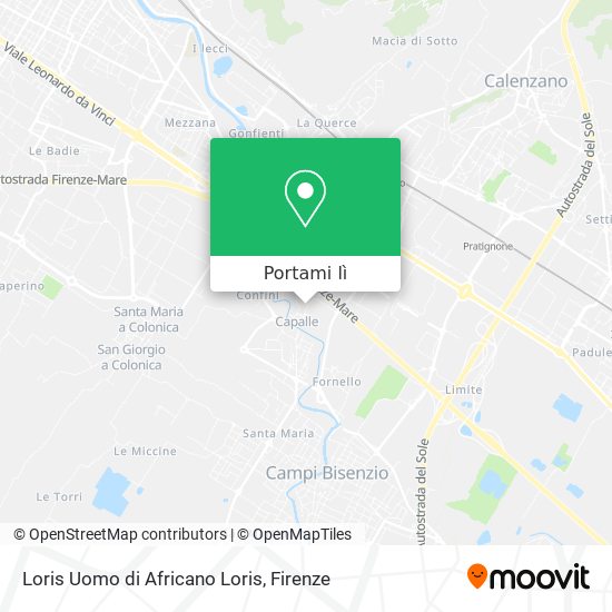 Mappa Loris Uomo di Africano Loris