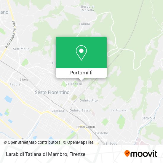 Mappa Larab di Tatiana di Mambro