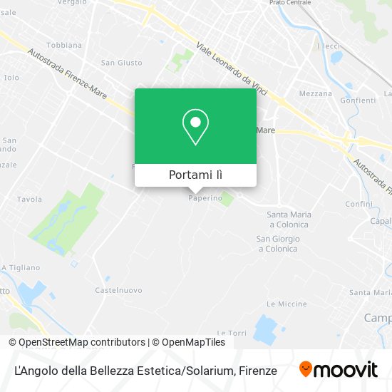 Mappa L'Angolo della Bellezza Estetica / Solarium