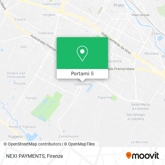 Mappa NEXI PAYMENTS