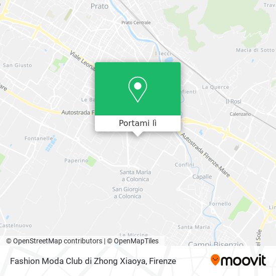Mappa Fashion Moda Club di Zhong Xiaoya