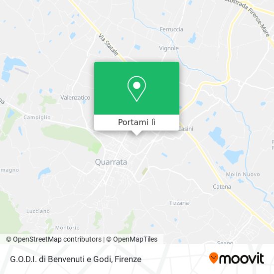 Mappa G.O.D.I. di Benvenuti e Godi