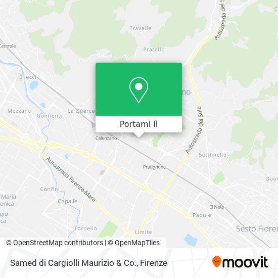 Mappa Samed di Cargiolli Maurizio & Co.