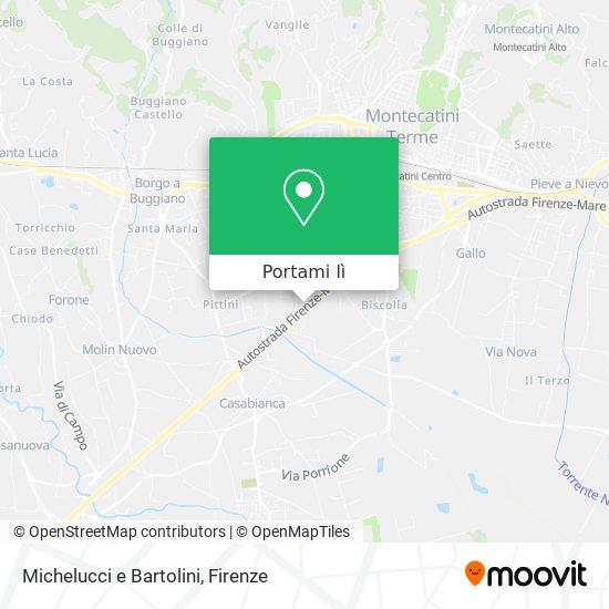 Mappa Michelucci e Bartolini