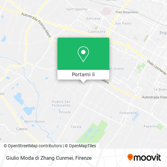 Mappa Giulio Moda di Zhang Cunmei
