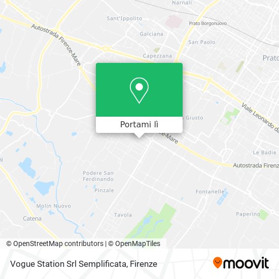 Mappa Vogue Station Srl Semplificata