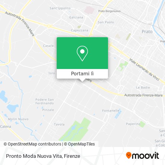 Mappa Pronto Moda Nuova Vita