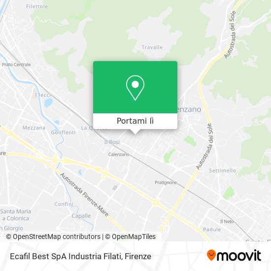 Mappa Ecafil Best SpA Industria Filati