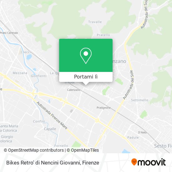 Mappa Bikes Retro' di Nencini Giovanni