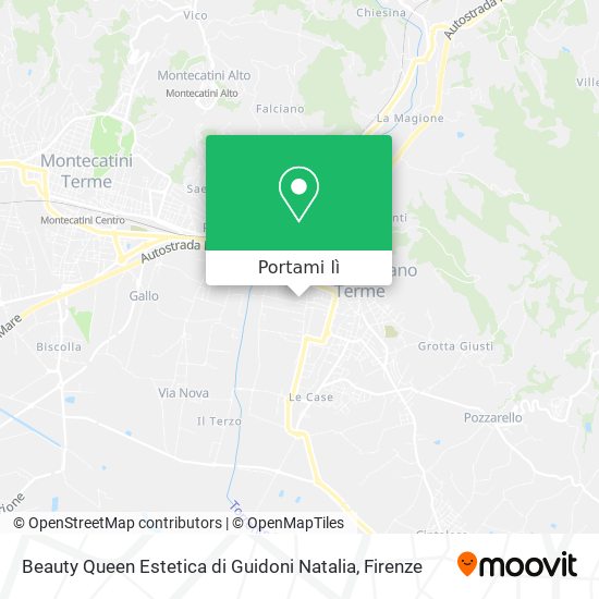 Mappa Beauty Queen Estetica di Guidoni Natalia