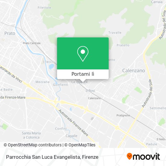 Mappa Parrocchia San Luca Evangelista