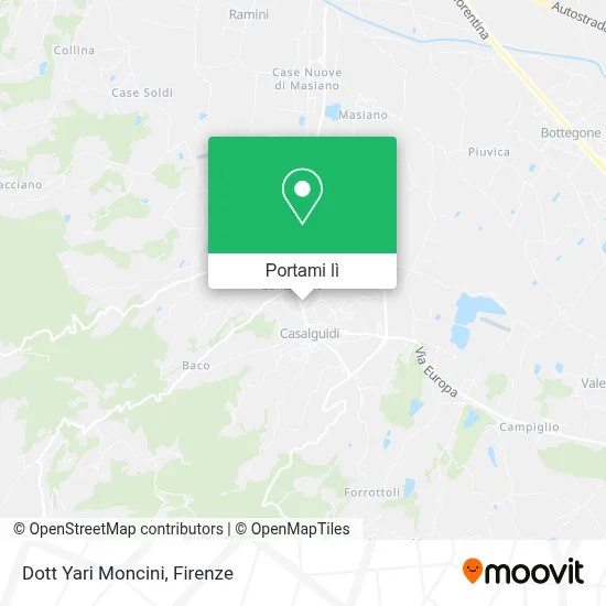 Mappa Dott Yari Moncini