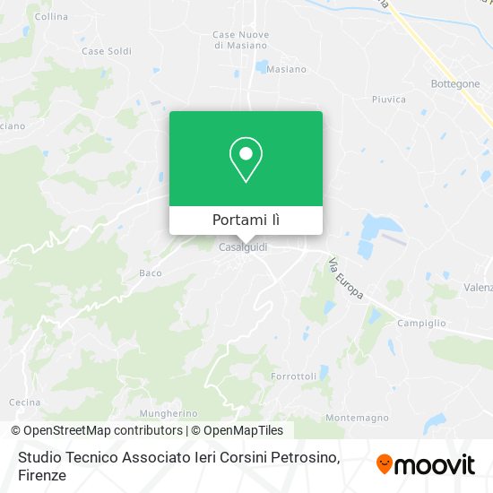 Mappa Studio Tecnico Associato Ieri Corsini Petrosino
