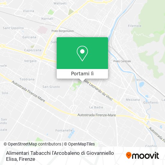 Mappa Alimentari Tabacchi l'Arcobaleno di Giovanniello Elisa