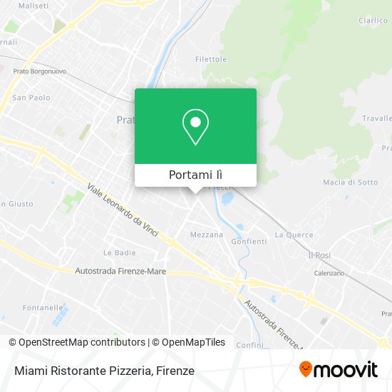 Mappa Miami Ristorante Pizzeria
