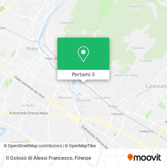 Mappa Il Goloso di Alessi Francesco