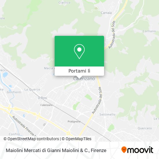 Mappa Maiolini Mercati di Gianni Maiolini & C.