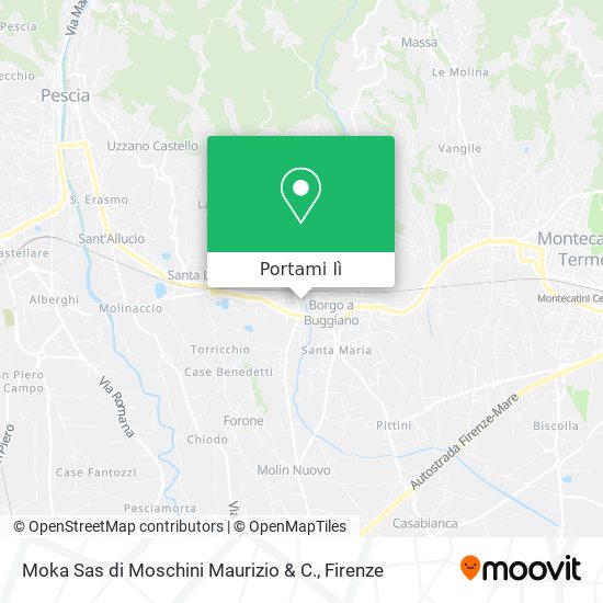 Mappa Moka Sas di Moschini Maurizio & C.