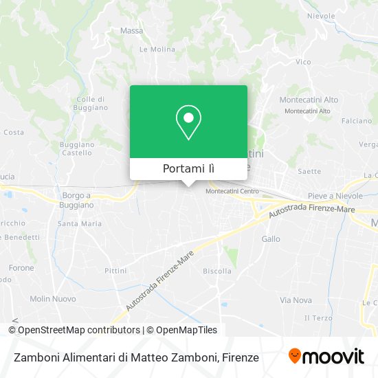 Mappa Zamboni Alimentari di Matteo Zamboni