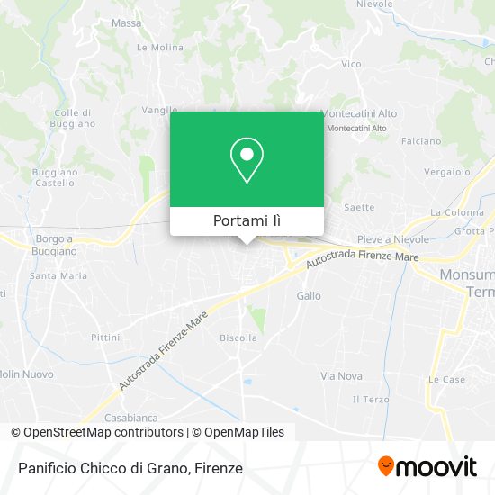 Mappa Panificio Chicco di Grano