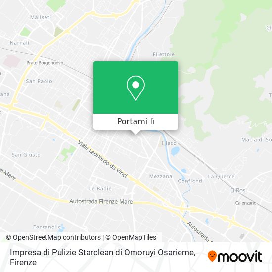 Mappa Impresa di Pulizie Starclean di Omoruyi Osarieme