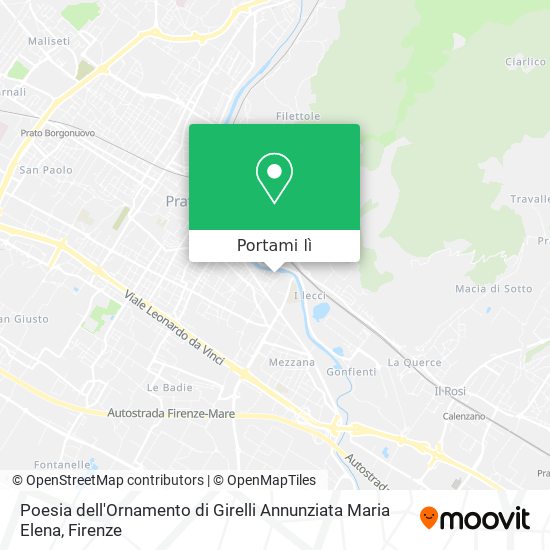 Mappa Poesia dell'Ornamento di Girelli Annunziata Maria Elena