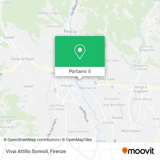 Mappa Vivai Attilio Sonnoli
