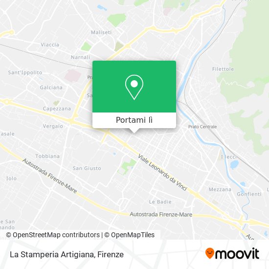 Mappa La Stamperia Artigiana