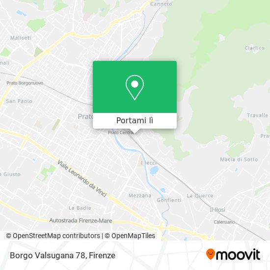 Mappa Borgo Valsugana 78