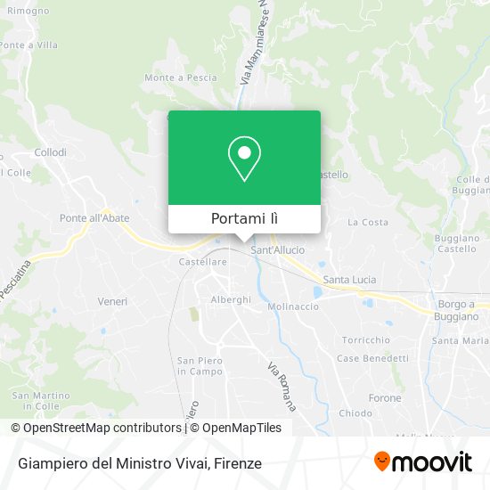 Mappa Giampiero del Ministro Vivai
