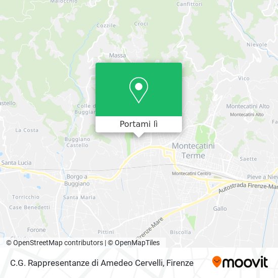 Mappa C.G. Rappresentanze di Amedeo Cervelli