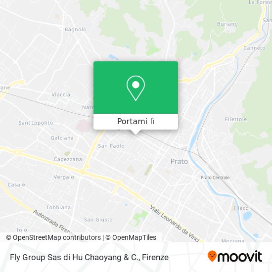 Mappa Fly Group Sas di Hu Chaoyang & C.