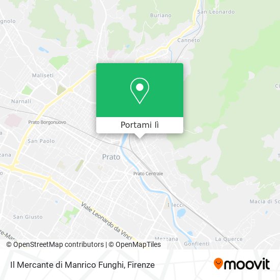 Mappa Il Mercante di Manrico Funghi