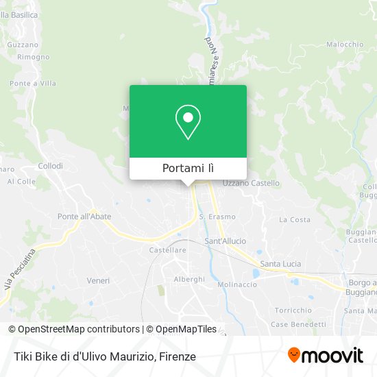 Mappa Tiki Bike di d'Ulivo Maurizio