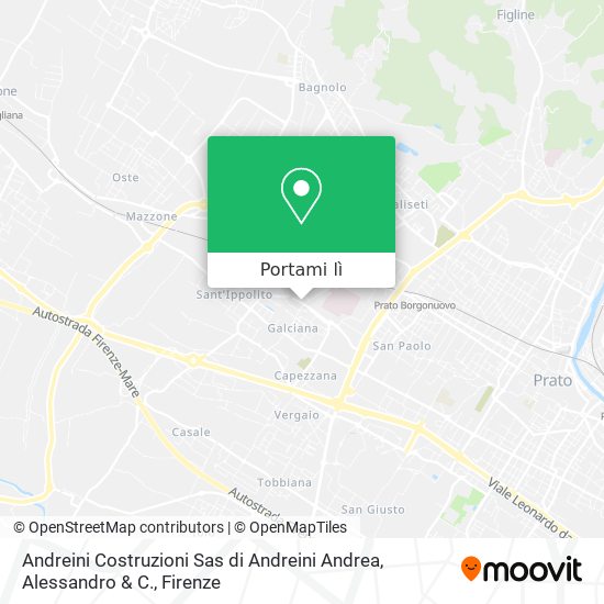 Mappa Andreini Costruzioni Sas di Andreini Andrea, Alessandro & C.