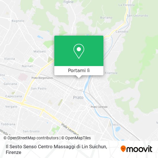 Mappa Il Sesto Senso Centro Massaggi di Lin Suichun