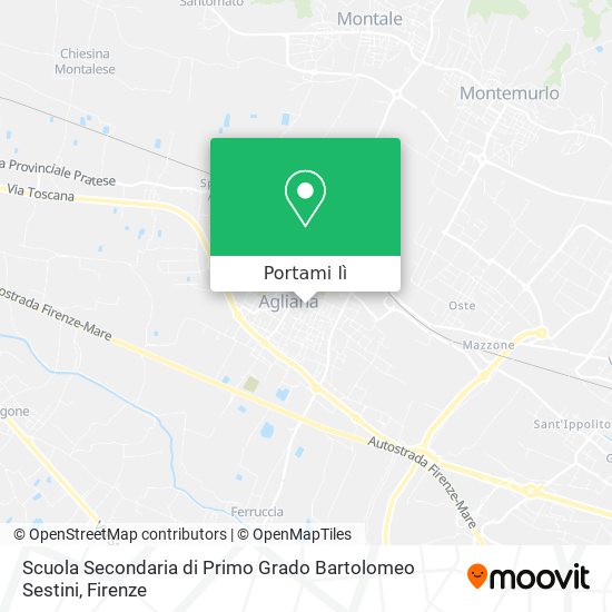 Mappa Scuola Secondaria di Primo Grado Bartolomeo Sestini