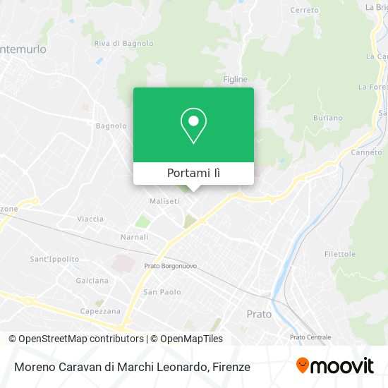 Mappa Moreno Caravan di Marchi Leonardo