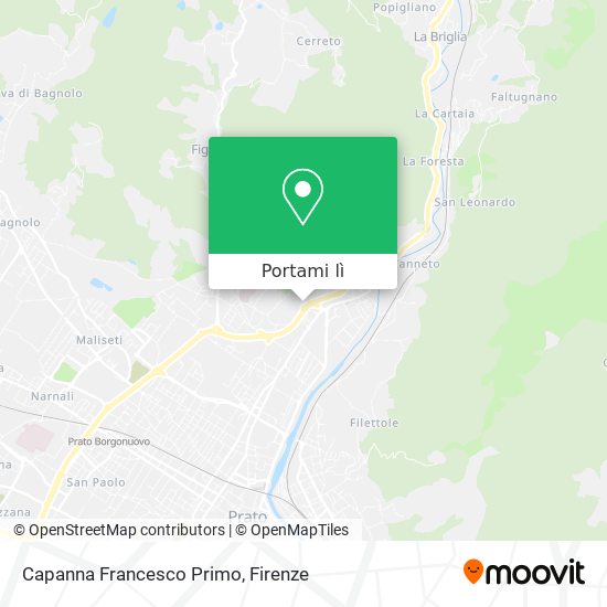 Mappa Capanna Francesco Primo