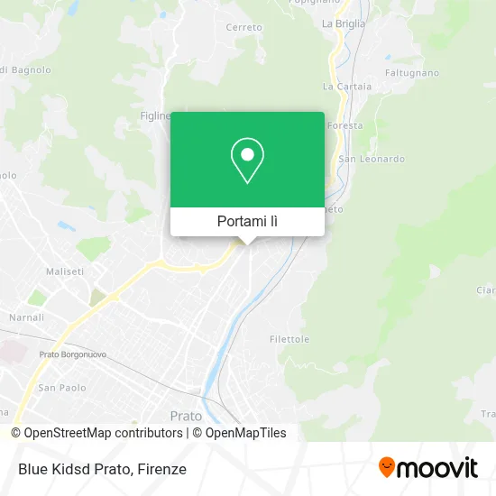 Mappa Blue Kidsd Prato