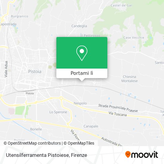 Mappa Utensilferramenta Pistoiese